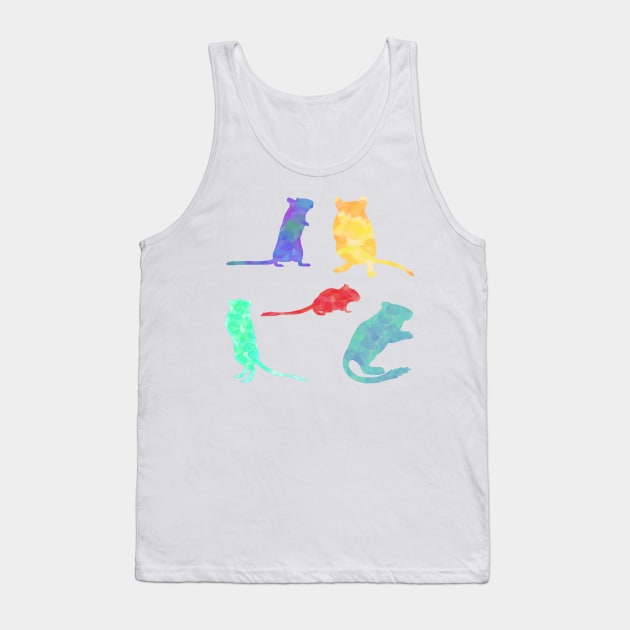 watercolour gerbil Tank Top by Becky-Marie